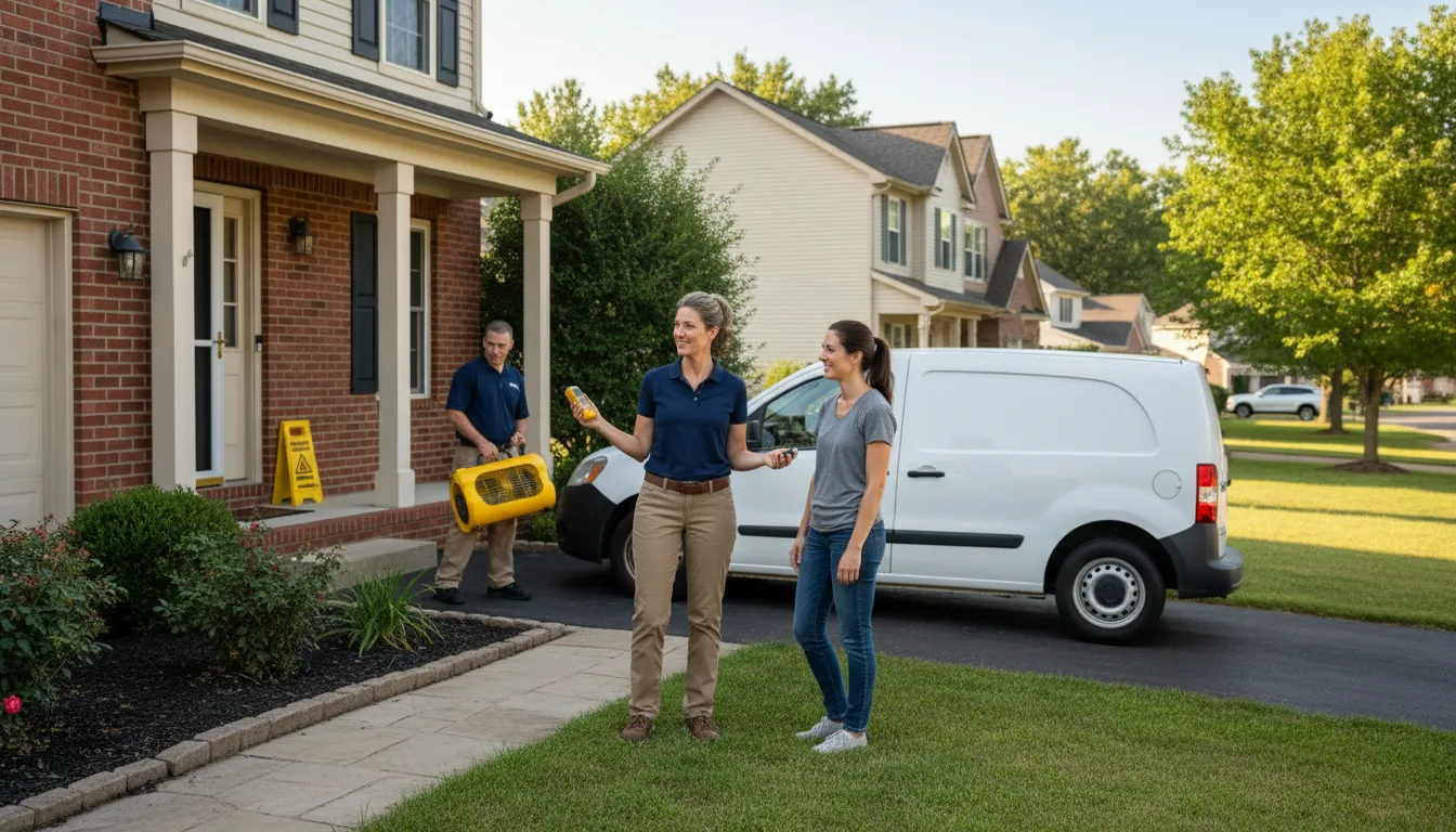 Water restoration image for Home Water Damage Repair in Driver, AR